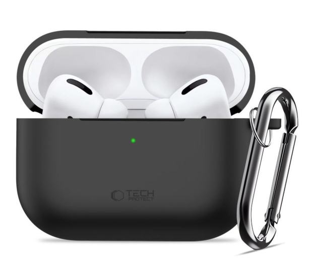 Tech-Protect Silicone Hook Do Apple Airpods Pro 3 Black - 1367336 - zdjęcie 2